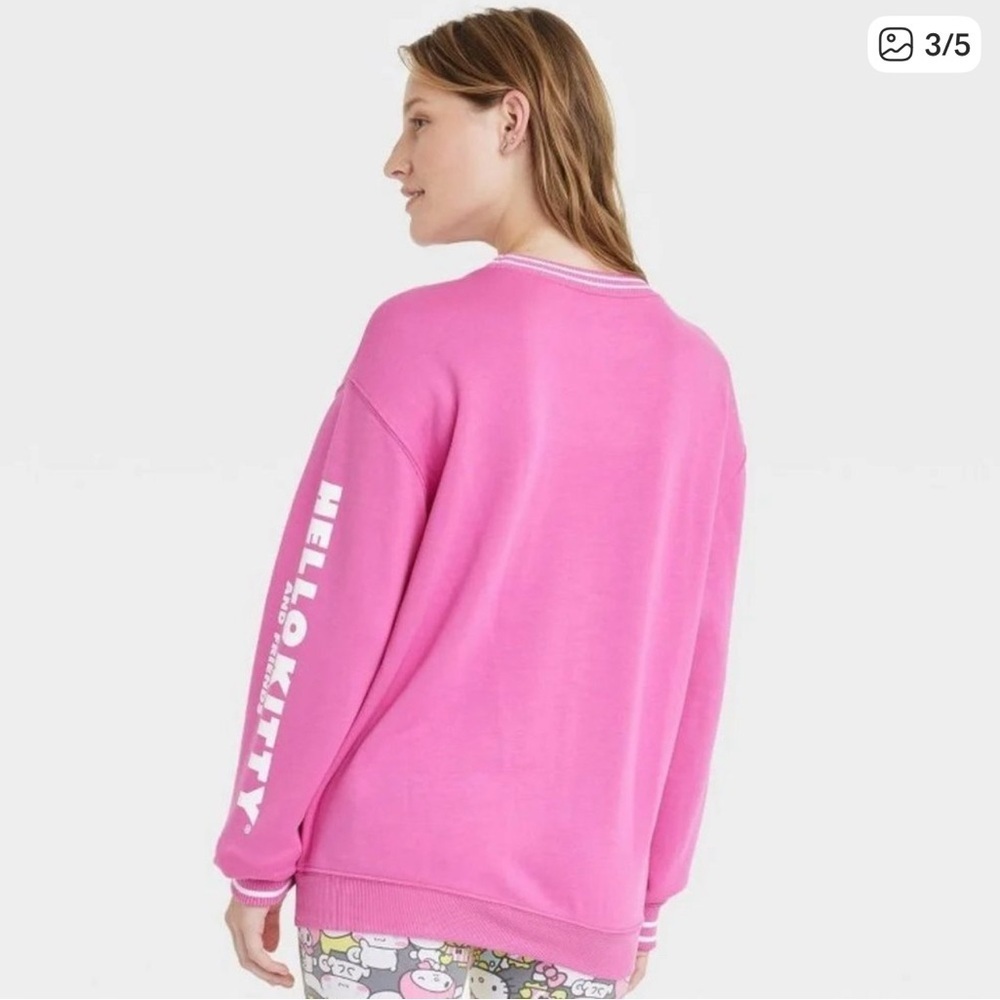Hello Kitty Fuchsia Graphic Sweater - Picture 5 of 8